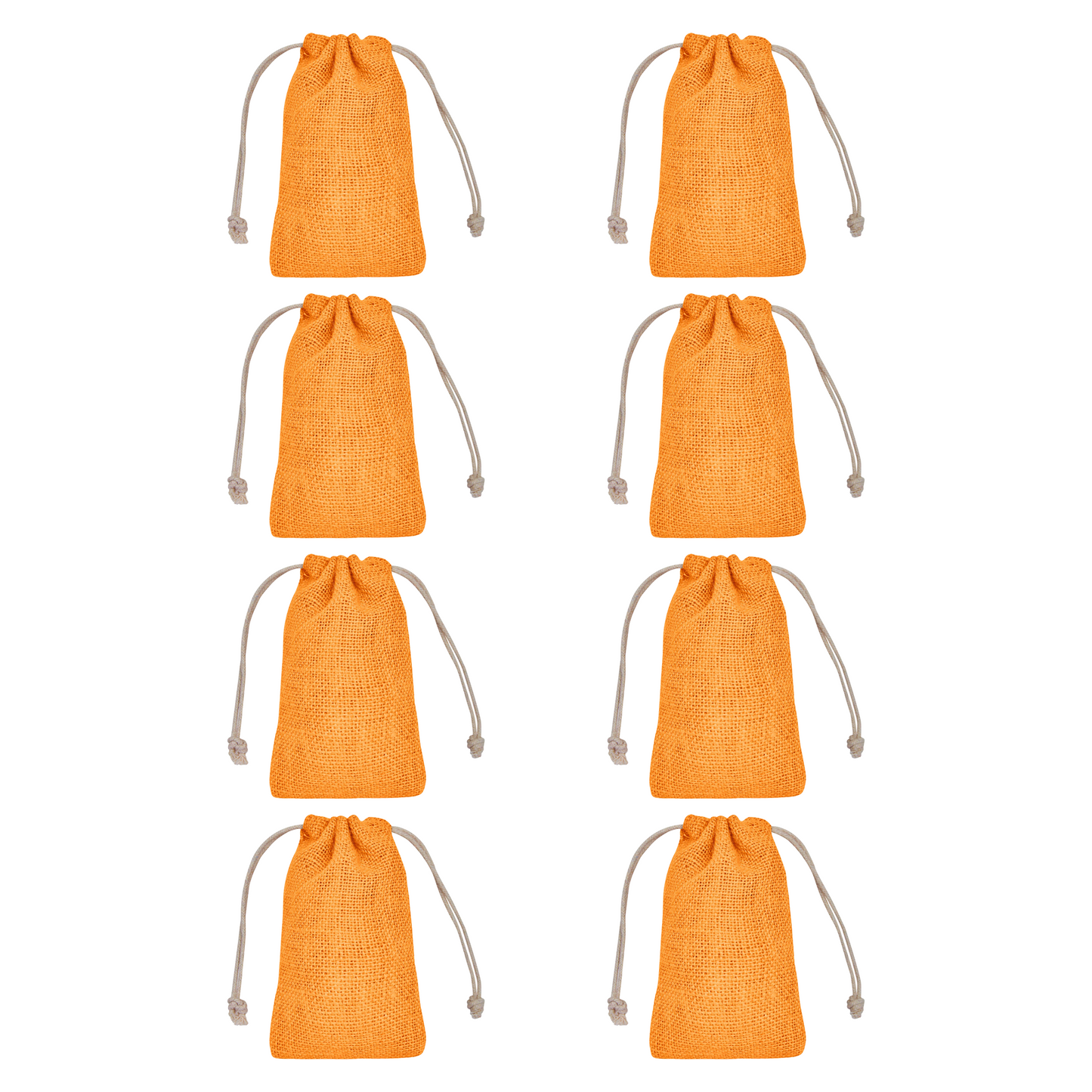 Coloured Burlap Gift Bags – Reusable Jute Drawstring Pouches for Weddings, Birthdays, Christmas, New Year, Thanks Giving (8 PCS)