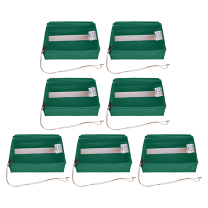 Coloured Juco Gift Boxes with Drawstring & PVC Window –Reusable Baskets for Gifting, Jewellery, Storage & Décor ( Packs of 7 )