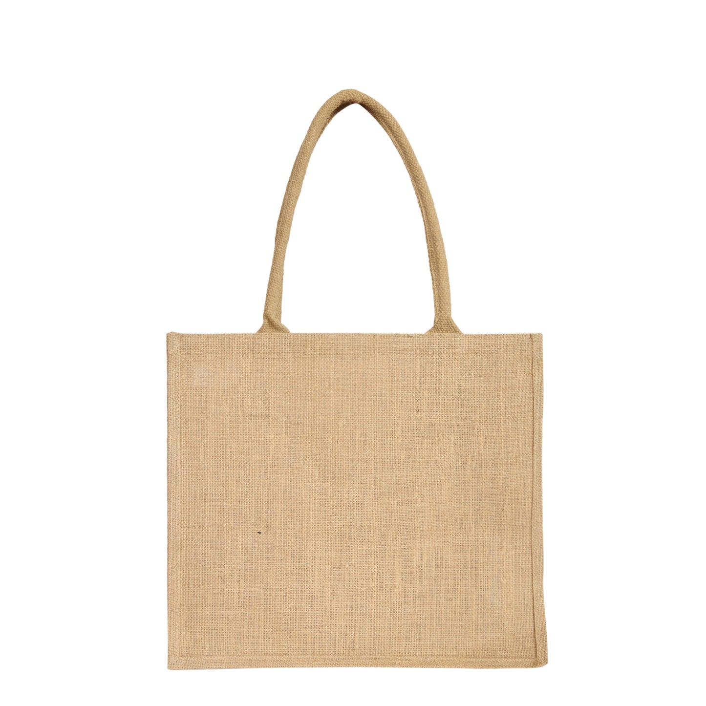 Wholesale Natural Jute with Jacquard fabric Shoulder Tote Bag for Everyday