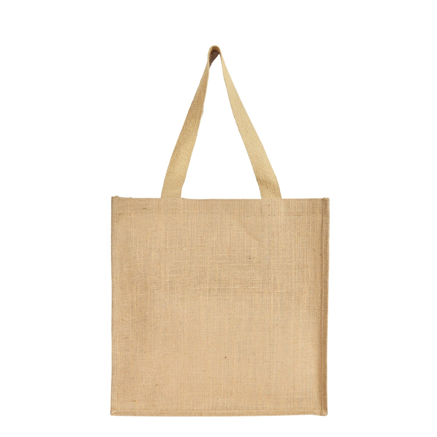 Natural Jute Tote Bag with Jacquard Fabric – Eco-Friendly Bag for Groceries, Gifts, Travel, Holidays, and Beach Trips