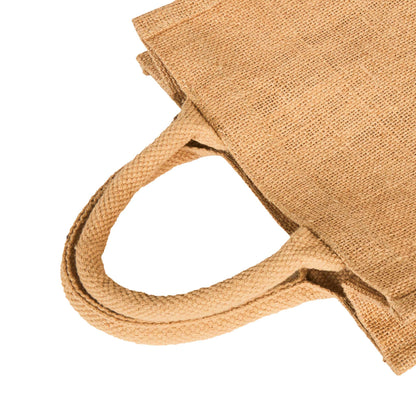Eco-Friendly Jute Bags – Reusable Burlap Beach & Grocery Totes for Gifts, Grocery, Party Favors, Beach & Daily Use (Set of 12)