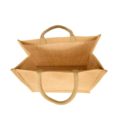 Jute Tote Bag, Reusable Shopping Bags, Wedding, Gift, Bulk Kitchen Reusable Grocery Bags (Packs of 8)