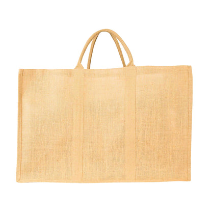Eco-Friendly Jute Burlap Shopping Tote Bags – Reusable Bags for Beach, Grocery, Gifts & Daily Use (Set of 8)
