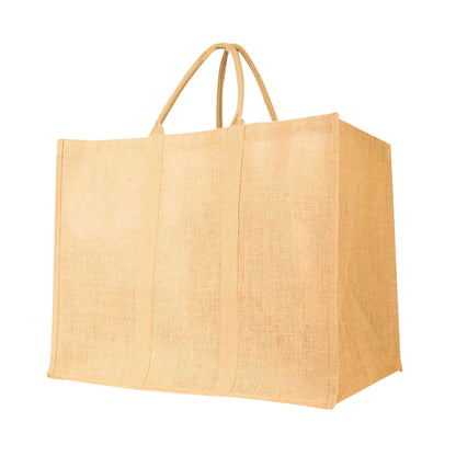 Eco-Friendly Jute Burlap Tote Bags – Reusable Bags for Beach, Grocery, Gifts & Daily Use (Set of 12)