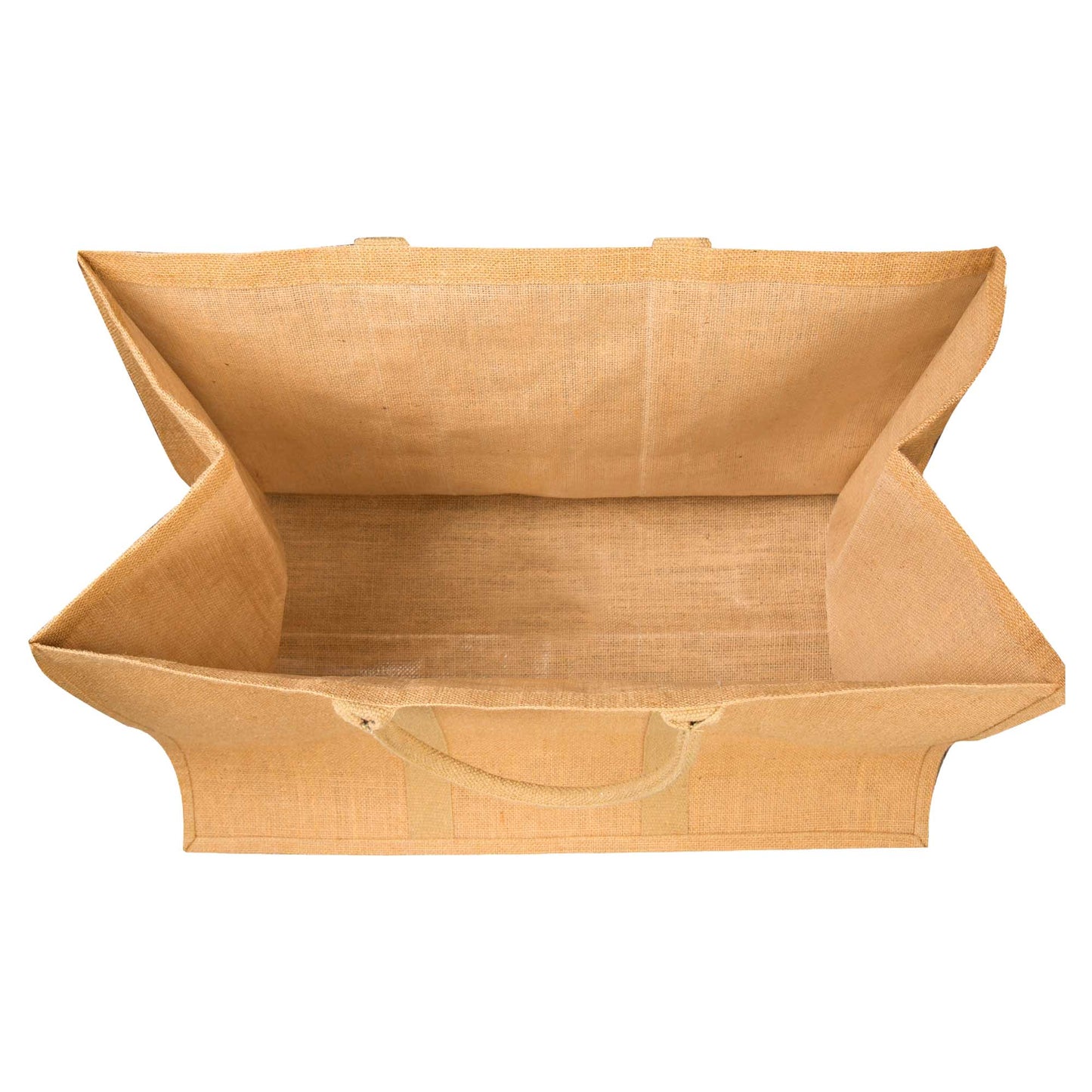 Eco-Friendly Jute Burlap Shopping Tote Bags – Reusable Bags for Beach, Grocery, Gifts & Daily Use (Set of 8)