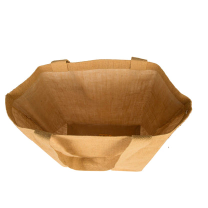 Jute Tote Bags with Handles – Wholesale Eco-Friendly Burlap Bags for Shopping, Weddings & DIY Crafts (Set of 8)