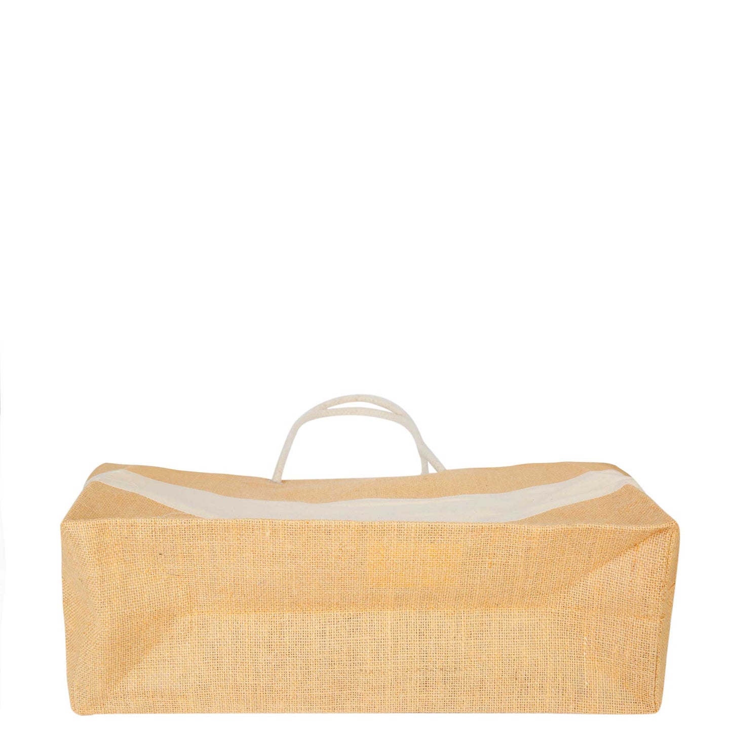 Jute Shopping Bags - Natural Burlap Totes, Reusable for Gifting, Promotions & Daily Use (Packs of 8)