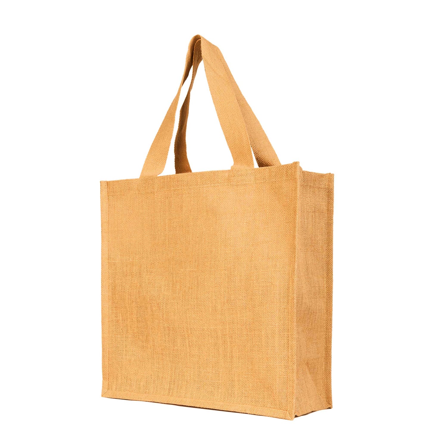 Wholesale Jute Tote Bags with Flat Handles – Reusable Burlap Bags for Women, Weddings & Shopping (Packs of 8)