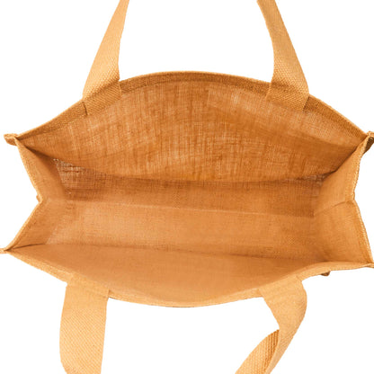 Wholesale Jute Tote Bags with Flat Handles – Reusable Burlap Bags for Women, Weddings & Shopping (Packs of 8)
