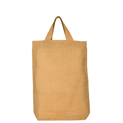 Burlap Wholesale Jute Tote Bags – Reusable Gift Bags, Bridesmaids, Weddings, and Grocery Shopping (Packs of 8)