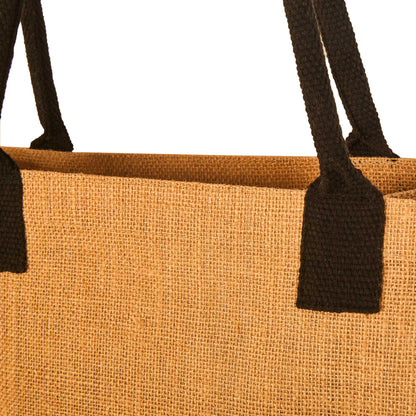 Reusable Jute Tote Bags- Wholesale Burlap Gift Bags for Women, Bridesmaids, Shopping (Packs of 12)