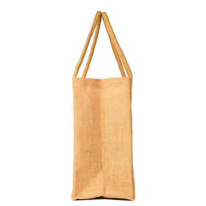 Wholesale Jute Burlap Tote Bags – Reusable Totes for Shopping, Beach, Weddings, DIY, Gifts (Packs of 12)