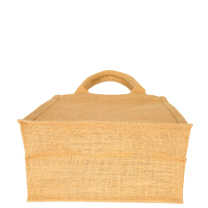 Jute Burlap Tote Bags – Reusable, Sturdy & Eco-Friendly Totes for Shopping, Events, Gifting (Set of 8)