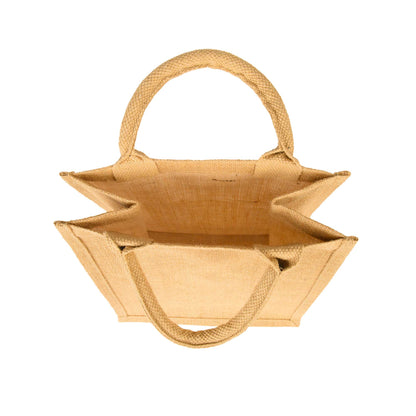 Jute Burlap Tote Bags – Reusable, Sturdy & Eco-Friendly Totes for Shopping, Events, Gifting (Set of 8)