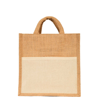 Wholesale Jute Burlap Tote Bags – Reusable Totes for Shopping, Beach, Gifts, DIY Crafts, Travel & Weddings (Packs of 12)