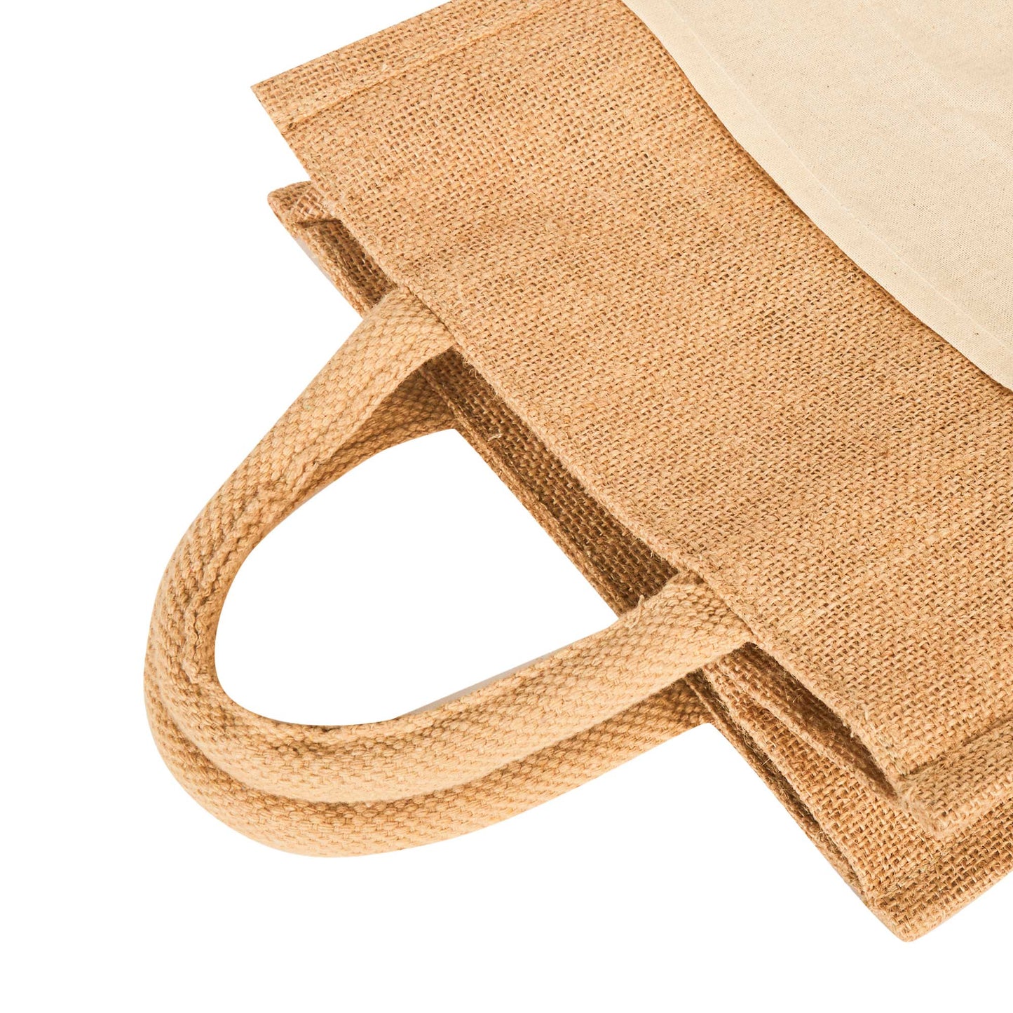 Wholesale Jute Burlap Tote Bags – Reusable Totes for Shopping, Beach, Gifts, DIY Crafts, Travel & Weddings (Packs of 12)