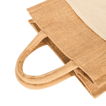 Wholesale Jute Burlap Tote Bags – Reusable Totes for Shopping, Beach, Gifts, DIY Crafts, Travel & Weddings (Packs of 12)