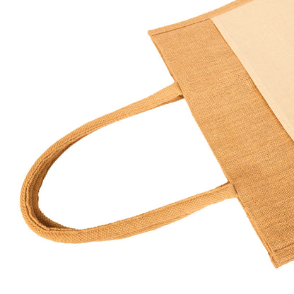 Reusable Jute Tote Bags – Wholesale Durable Totes Bag for Shopping, Beach, Gifts, DIY Crafts, Travel & Wedding (Packs of 8)