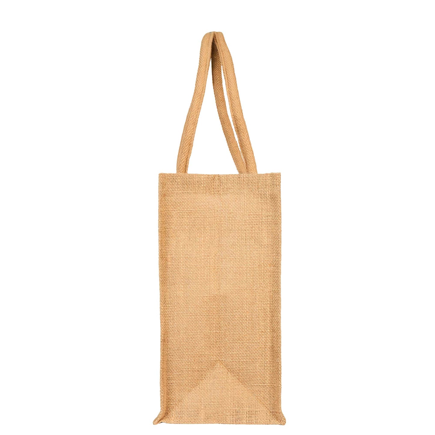 Wholesale Reusable Jute Tote Bags – Burlap Gift Totes for Women, Grocery Shopping, Weddings, Parties & Beach (Set of 8)
