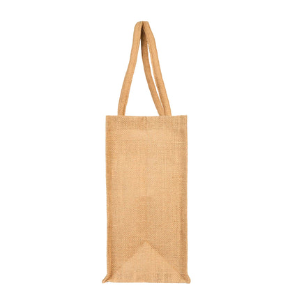 Wholesale Reusable Jute Tote Bags – Burlap Gift Totes for Women, Grocery Shopping, Weddings, Parties & Beach (Set of 8)