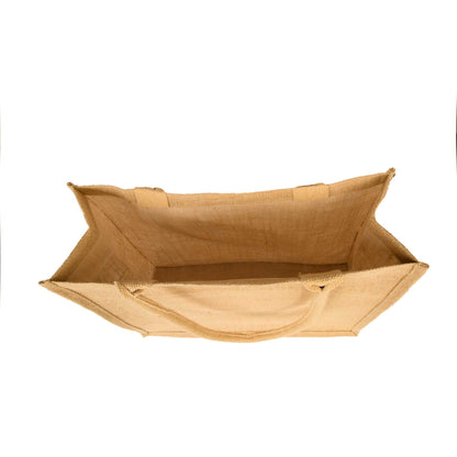 Reusable Jute Tote Bags – Wholesale Burlap Gift Totes for Women, Grocery Shopping, Weddings, Parties & Beach (Packs of 12)