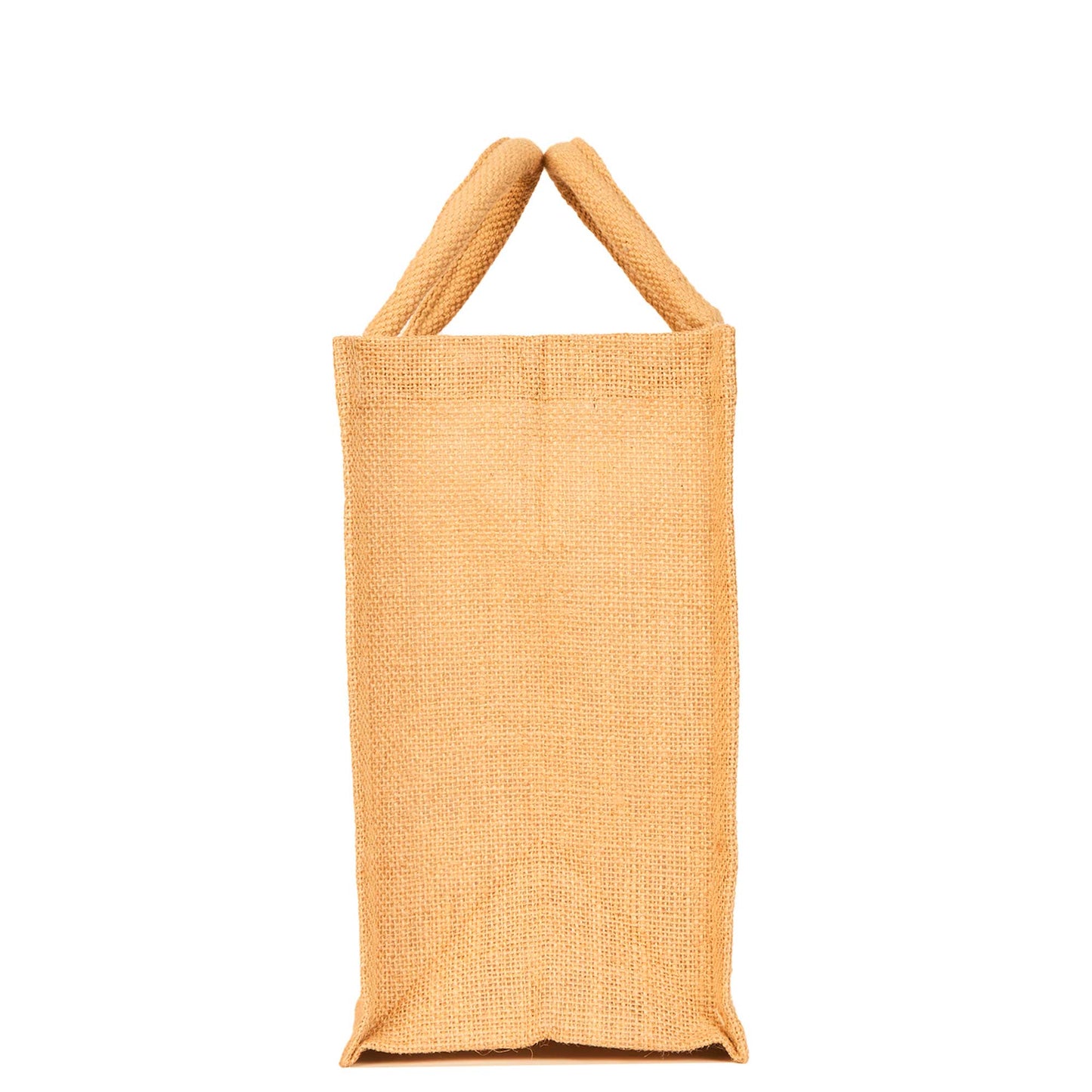 Jute Tote Bags with Tube Handles – Reusable Blank Burlap Gift Bags for Shopping, Weddings & Beach Trips (Packs of 8)