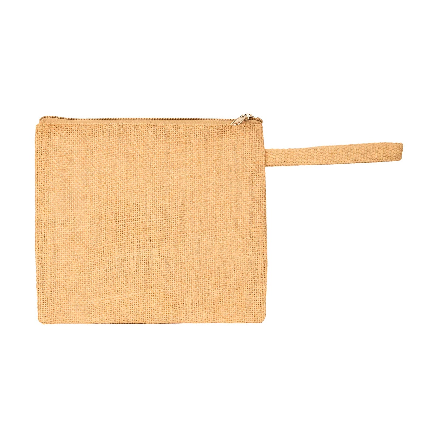 Jute Travel Pouches – Zippered Multipurpose Bags for Makeup, Toiletries, Stationery, and DIY Crafts (Set of 12)