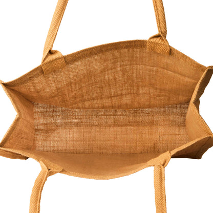 Reusable Jute Tote Bags – Eco-Friendly Burlap Bags for Shopping, Gifting, Weddings, DIY Crafts, and Daily Use (Set of 12)