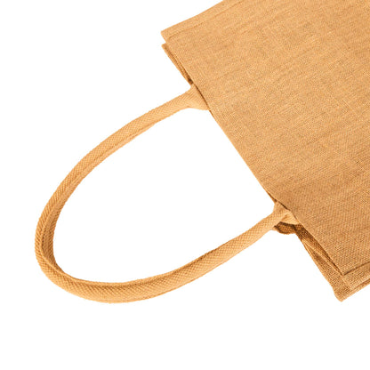 Reusable Jute Tote Bags – Eco-Friendly Burlap Bags for Shopping, Gifting, Weddings, DIY Crafts, and Daily Use (Set of 12)