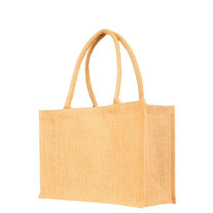 Reusable Jute Tote Bags – Wholesale Burlap Gift Bags for Shopping, DIY, Weddings, & Beach Events (Packs of 12)