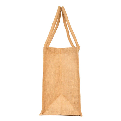 Wholesale Natural Jute Tote Bags – Reusable & Stylish for DIY, Weddings, Groceries, Beach Trips & Promotions (Packs of 8)