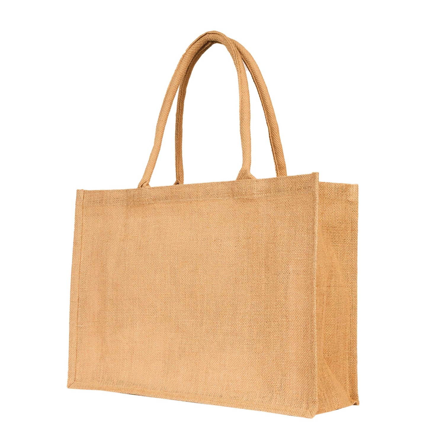 Jute Tote Bag, Reusable Wholesale Shopping Bags Burlap Gift Bags, Grocery Bags for Women Wedding DIY Art Crafts (Set of 8)