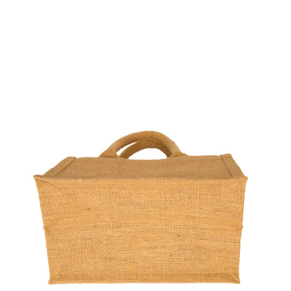 Reusable Burlap Tote Bags with Handles – Wholesale Jute Gift Bags for Shopping, Weddings, DIY & Beach Parties (Packs of 8)