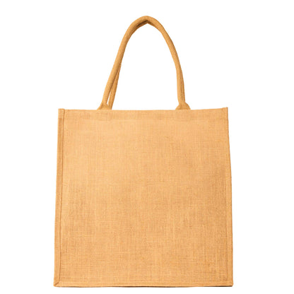 Jute Tote Bags Reusable  Shopping, Travel, Holidays, Weddings, Beach, Travel & Gift Bags (Packs of 8)