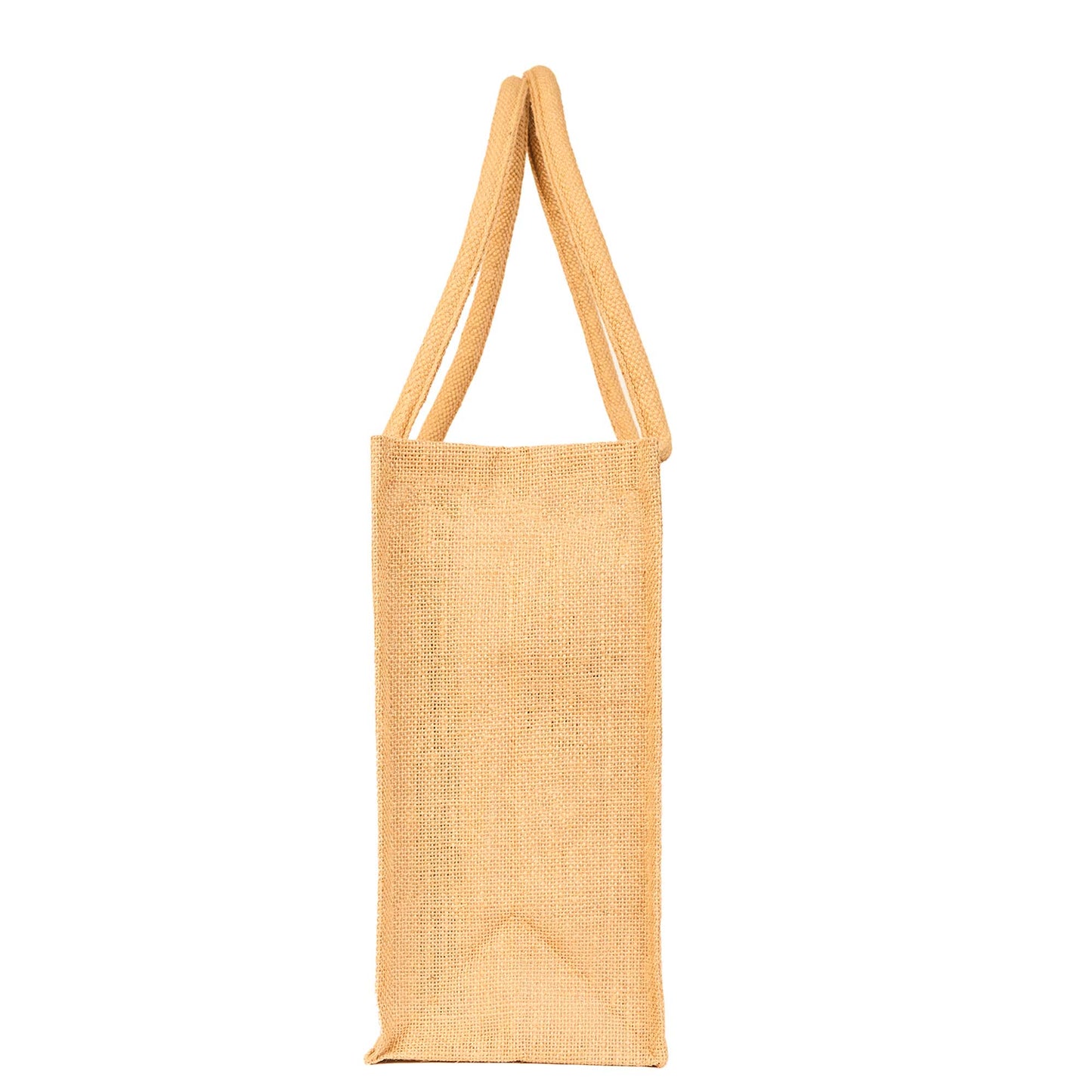 Jute Tote Bags – Sturdy Reusable Burlap Totes for Shopping, Travel, Holidays, Weddings & Everyday Use (Set of 12)