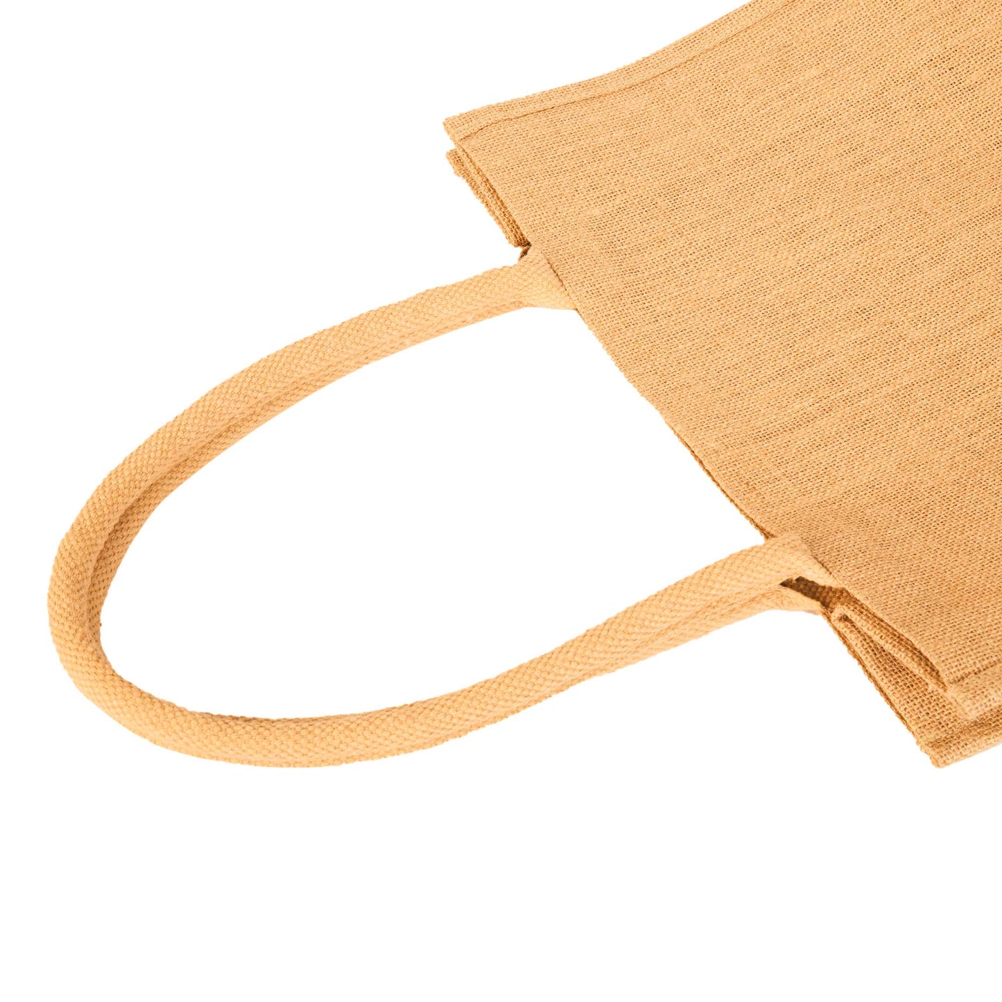 Jute Tote Bags – Sturdy Reusable Burlap Totes for Shopping, Travel, Holidays, Weddings & Everyday Use (Set of 12)