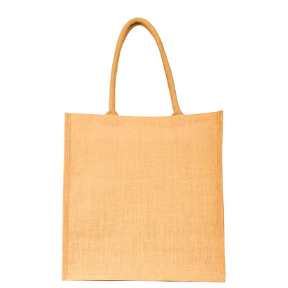 Burlap Tote Bags – Reusable Jute Gift, Grocery, Beach Bags for Women, Bridesmaid, DIY, Shopping, Travel & Weddings (Packs of 8)