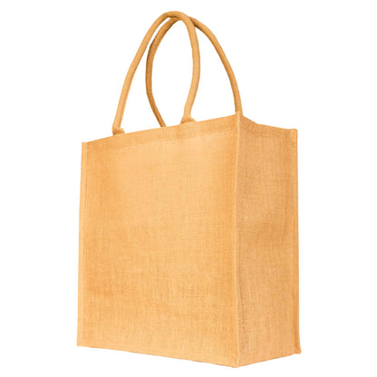 Reusable Burlap Tote Bags – Wholesale Jute Gift, Beach, Bridesmaid, DIY, Shopping & Wedding Party Bags (Set of 12)