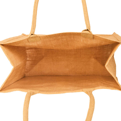 Burlap Tote Bags – Reusable Jute Gift, Grocery, Beach Bags for Women, Bridesmaid, DIY, Shopping, Travel & Weddings (Packs of 8)