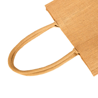 Burlap Tote Bags – Reusable Jute Gift, Grocery, Beach Bags for Women, Bridesmaid, DIY, Shopping, Travel & Weddings (Packs of 8)