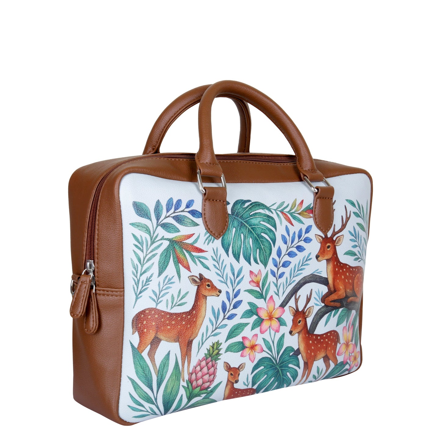 Women's Leather Crossbody Bag with Top Handle – Versatile Printed  Shoulder, Tote & Business Handbag – Work, Travel & Daily Use