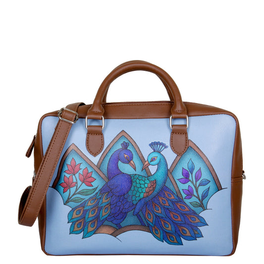 Women's Leather Crossbody Bag with Top Handle – Versatile Printed  Shoulder, Tote & Business Handbag – Work, Travel & Daily Use