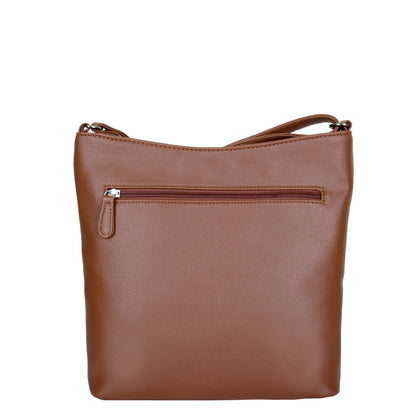 Printed Leather Crossbody Bag – Adjustable Sling & Over the Shoulder Bag for Women – Stylish Handbag & Travel Purse