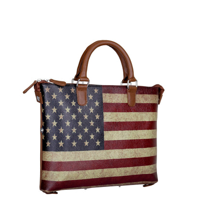 Women’s Genuine Leather 3-in-1 Printed Convertible Shoulder Bag – Stylish Top Handle Crossbody  & Handbag  Purse – Everyday Use