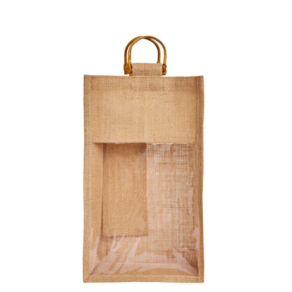 Burlap Wine Gift Bags – Jute Wine Bottle Bags for Weddings, Parties, Birthdays, Holidays, New Year, Christmas & Special Occasion (Packs of 12)