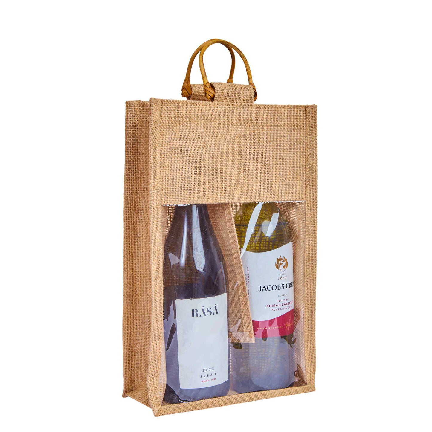 Burlap Wine Gift Bags – Jute Wine Bottle Bags for Weddings, Parties, Birthdays, Holidays, New Year, Christmas & Special Occasion (Packs of 12)