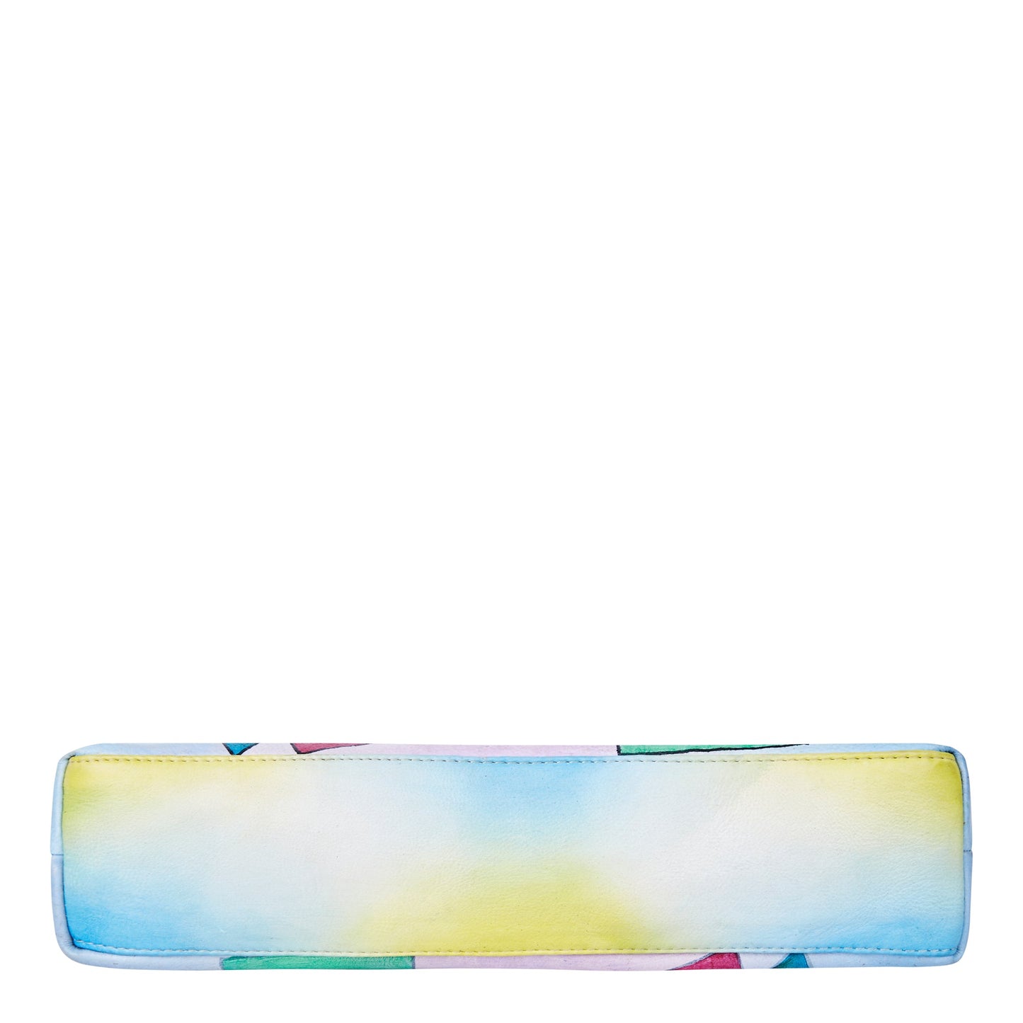 Sophisticated Hand-Painted White Tote Bag