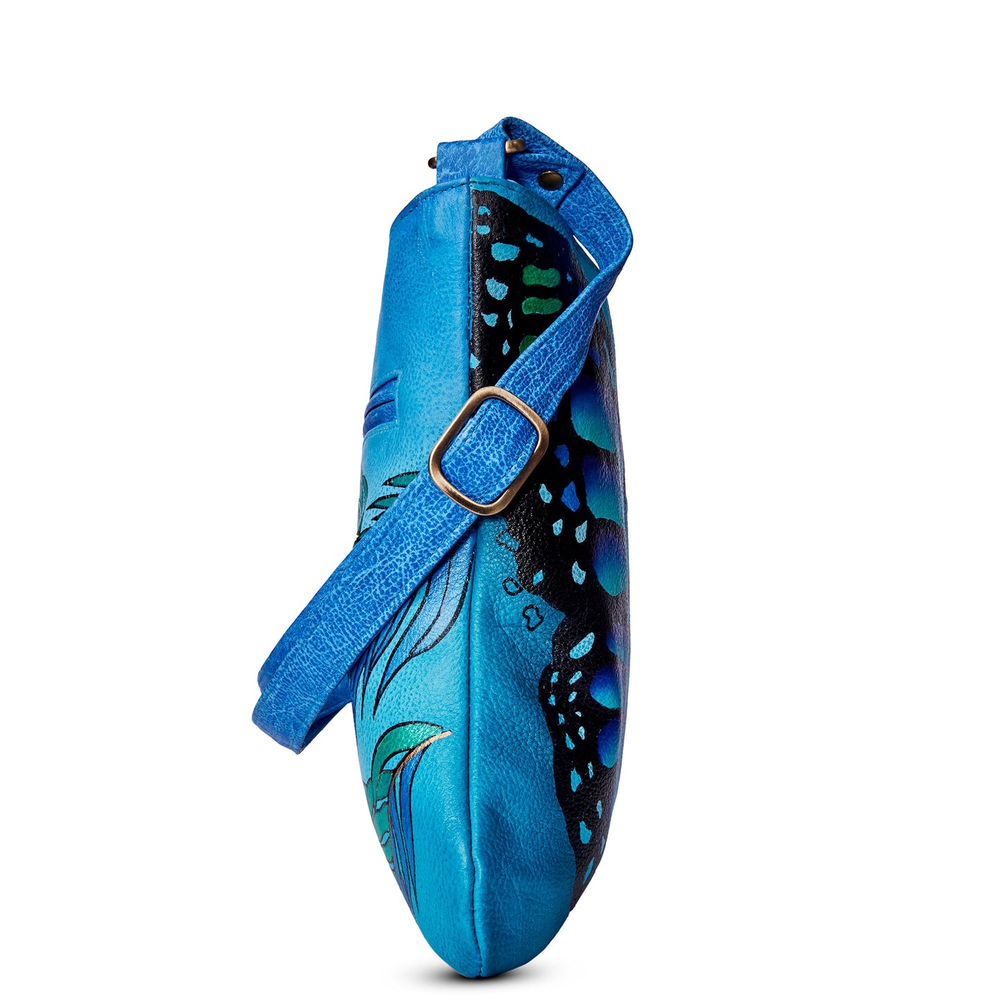 Handpainted Butterfly Shoulder & Crossbody Bag
