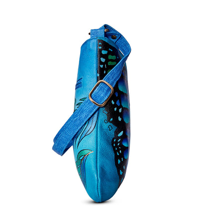 Handpainted Butterfly Shoulder & Crossbody Bag