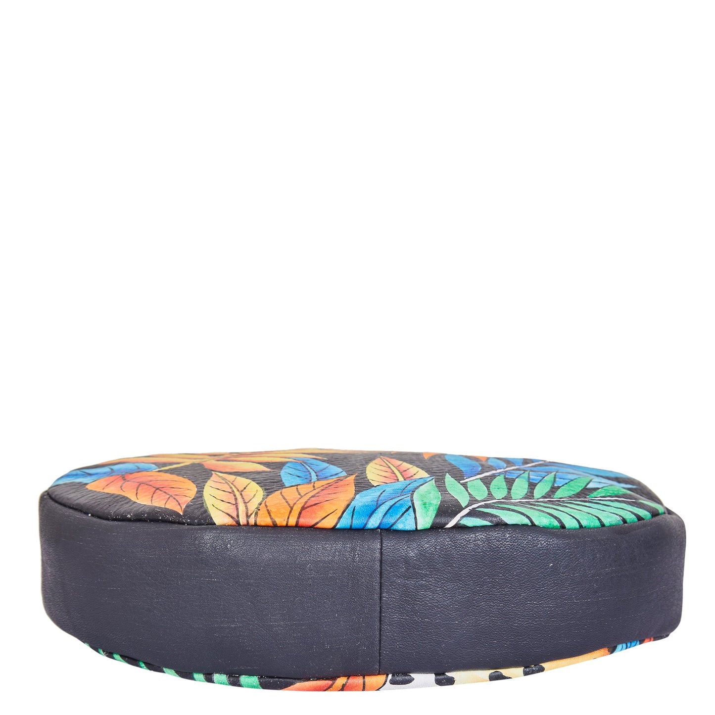 Hand-Painted Leopard Art Leather Fanny Pack – Adjustable Crossbody Waist Bag